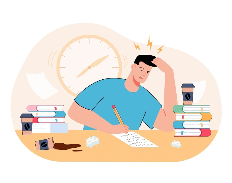 عدم تمرکز در هنگام مطالعه درسی