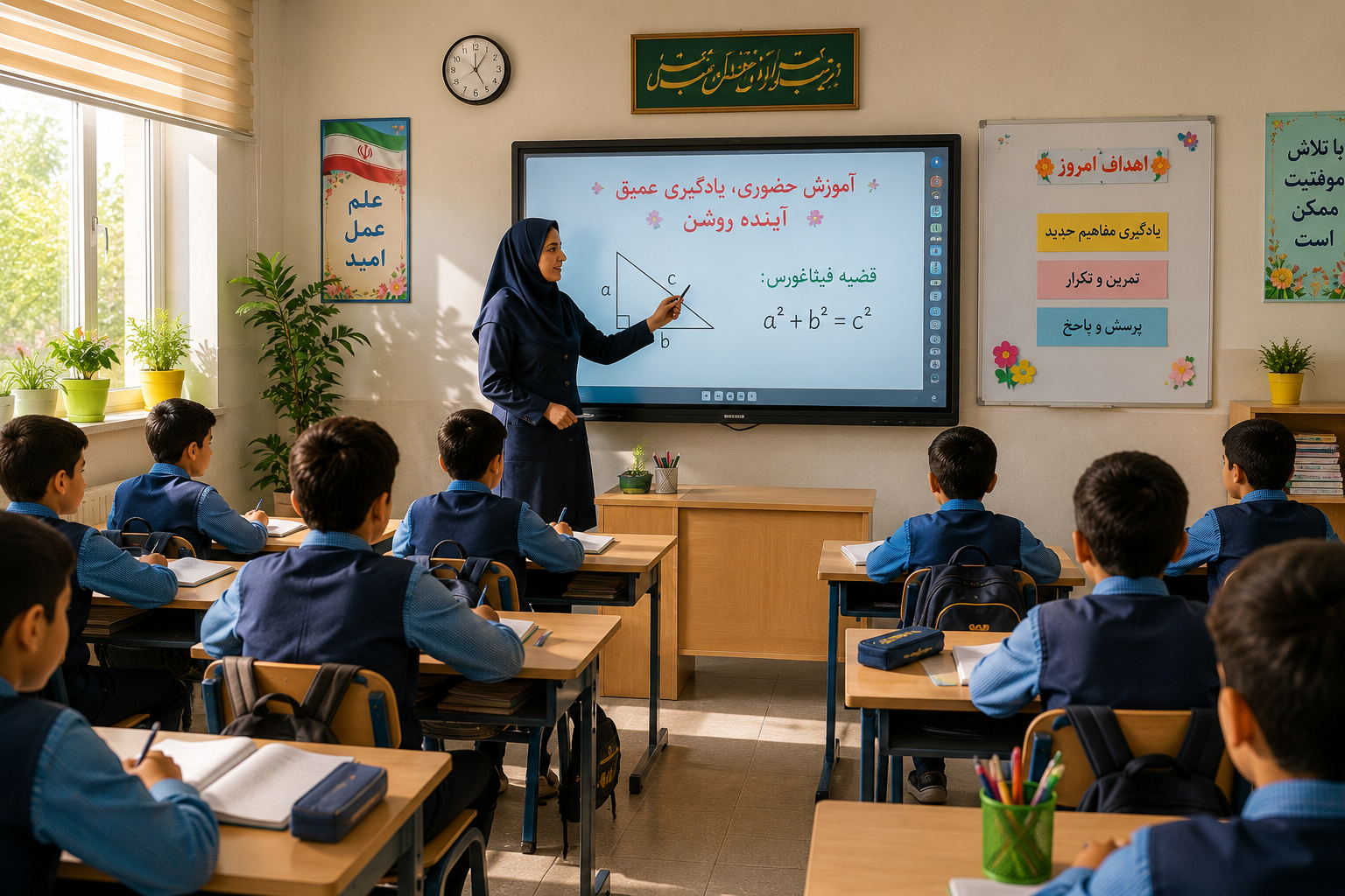آموزش حضوری دانش‌آموزان در سال تحصیلی ۱۴۰۴