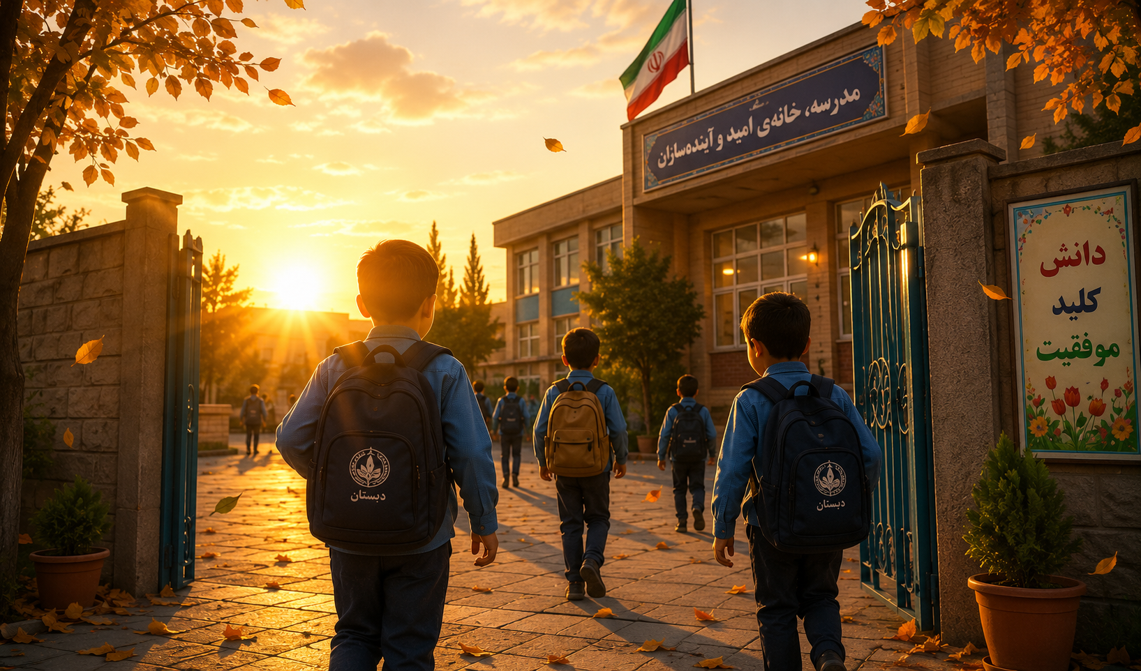 آغاز سال تحصیلی جدید برای دانش‌آموزان ایران