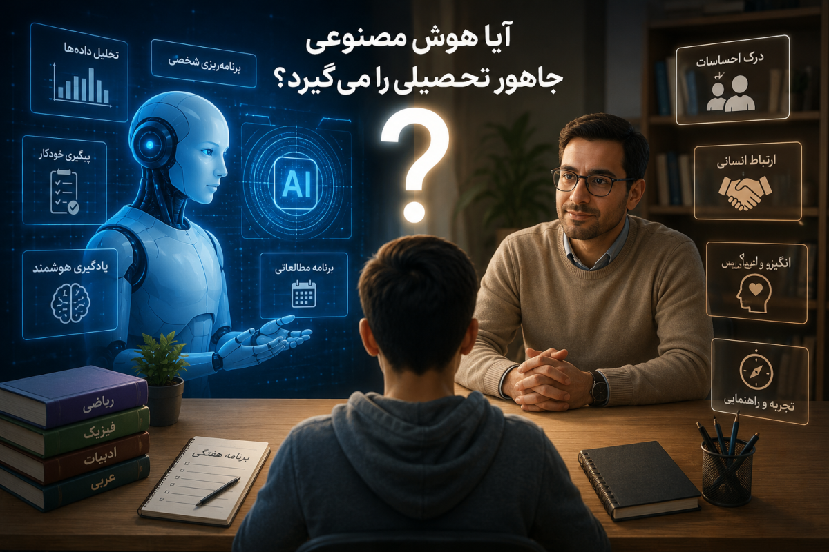 جای گذاری مشاور تحصیلی با هوش مصنوعی